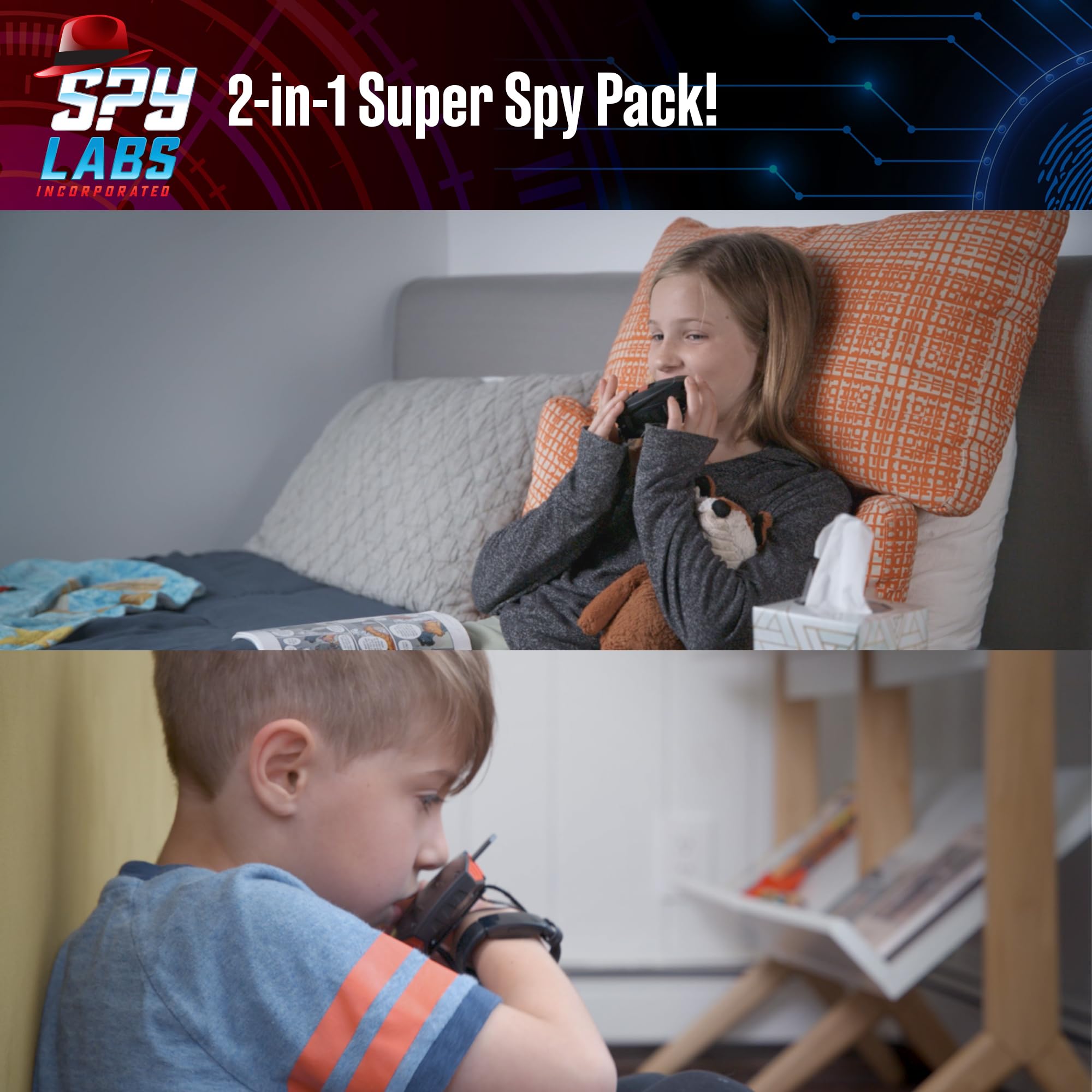 Thames & Kosmos Spy Labs Inc: Ultimate Spy Sleuth Master of Disguise 2-in-1 Toy Spy Pack, Secret Voice Recorder & Voice Changer Toys for Ages 8+ | Essential Pretend Play Gear for Young Investigators