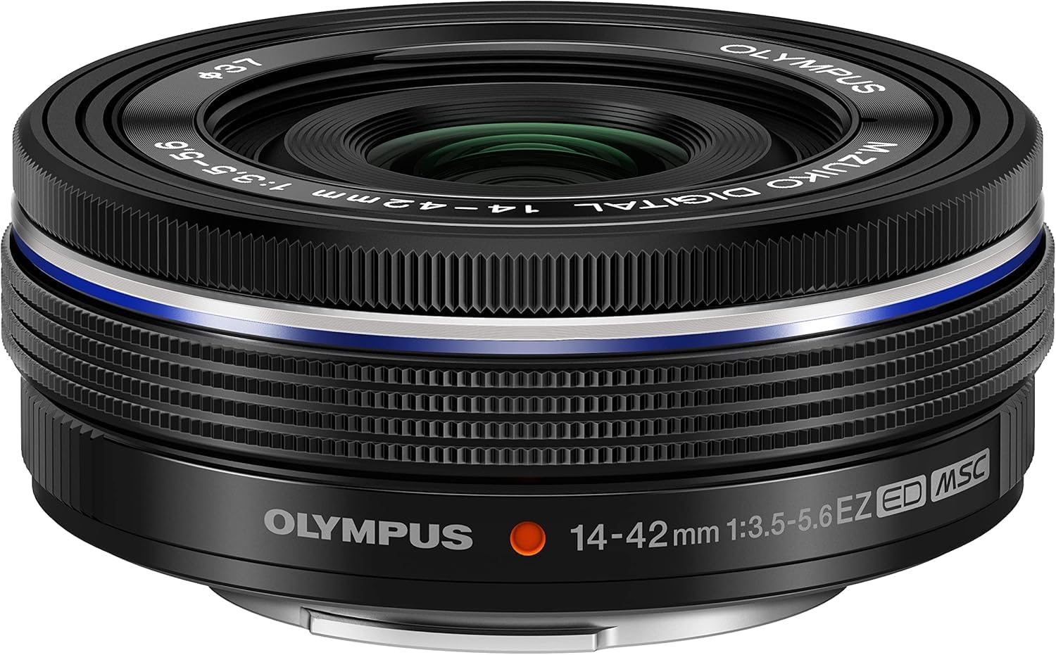 Olympus M.Zuiko Digital 14-42 mm F3.5-5.6 EZ Lens, Standard Zoom, Suitable for All MFT Cameras (Olympus OM-D & PEN Models, Panasonic G-Series), Black