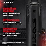 Sporteq Dyno Heavy Filled Punch Bag 3ft 4ft 5ft UK Vinyl Gym Cardio Boxing view 3