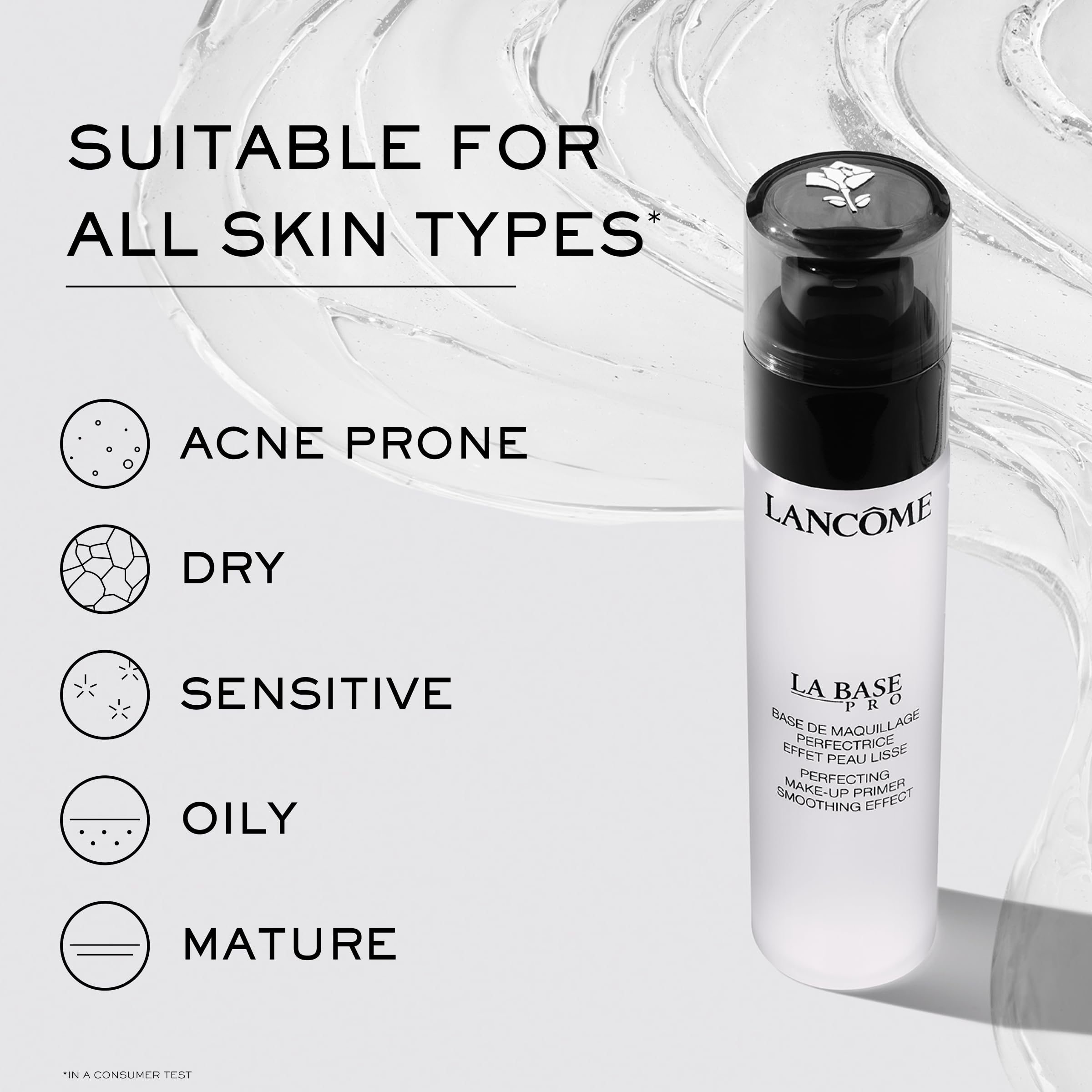 Lancôme La Base Pro Makeup Primer For Face - Perfecting & Smoothing Makeup Base - Oil-Free - 0.8 Fl Oz