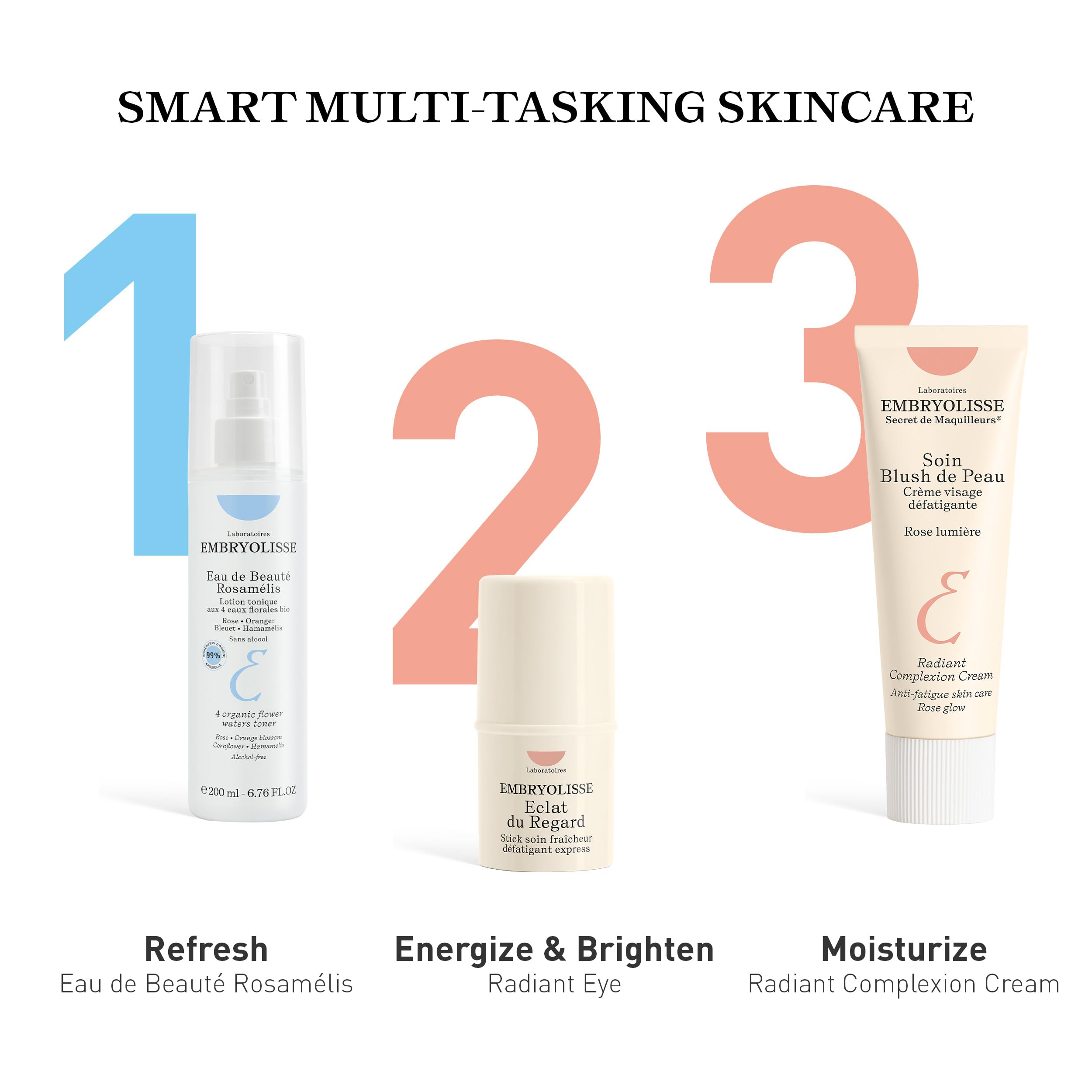Embryolisse Radiant Complexion Cream. Hybrid Makeup & Face Moisturizer with Hyaluronic Acid & Shea Butter. Illuminating Care for Glowing Skin, 1.01 Fl.Oz.