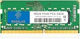 Rasalas 16GB DDR4 3200MHz PC4-25600 Non-ECC Unbuffered 1.2V CL22 Laptop RAM