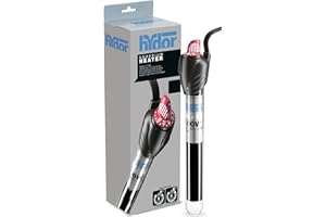 Hydor Theo Shatterproof Aquarium Heater, 25-Watt & Ideal For 2 To 7 Gallon Fish Tanks, 7-Inches Long