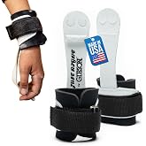 Gibson Athletic Just Right Neoprene Gymnasts Leather Grip Women Wrist Guard | Hook &amp; Loop Closure with Neoprene Wrist Guard Grips for Early Competitor Girls