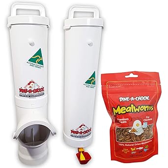 Amazon Com Dine A Chook Chicken Feeder Drinker Set Chook