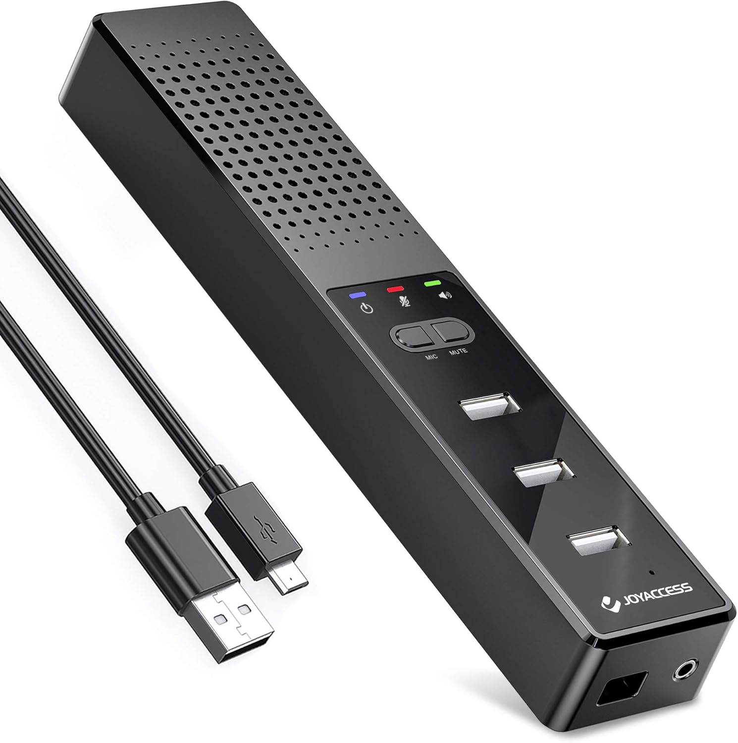 USB Computer Speaker Hub J JOYACCESS, Laptop Conference Speakers with