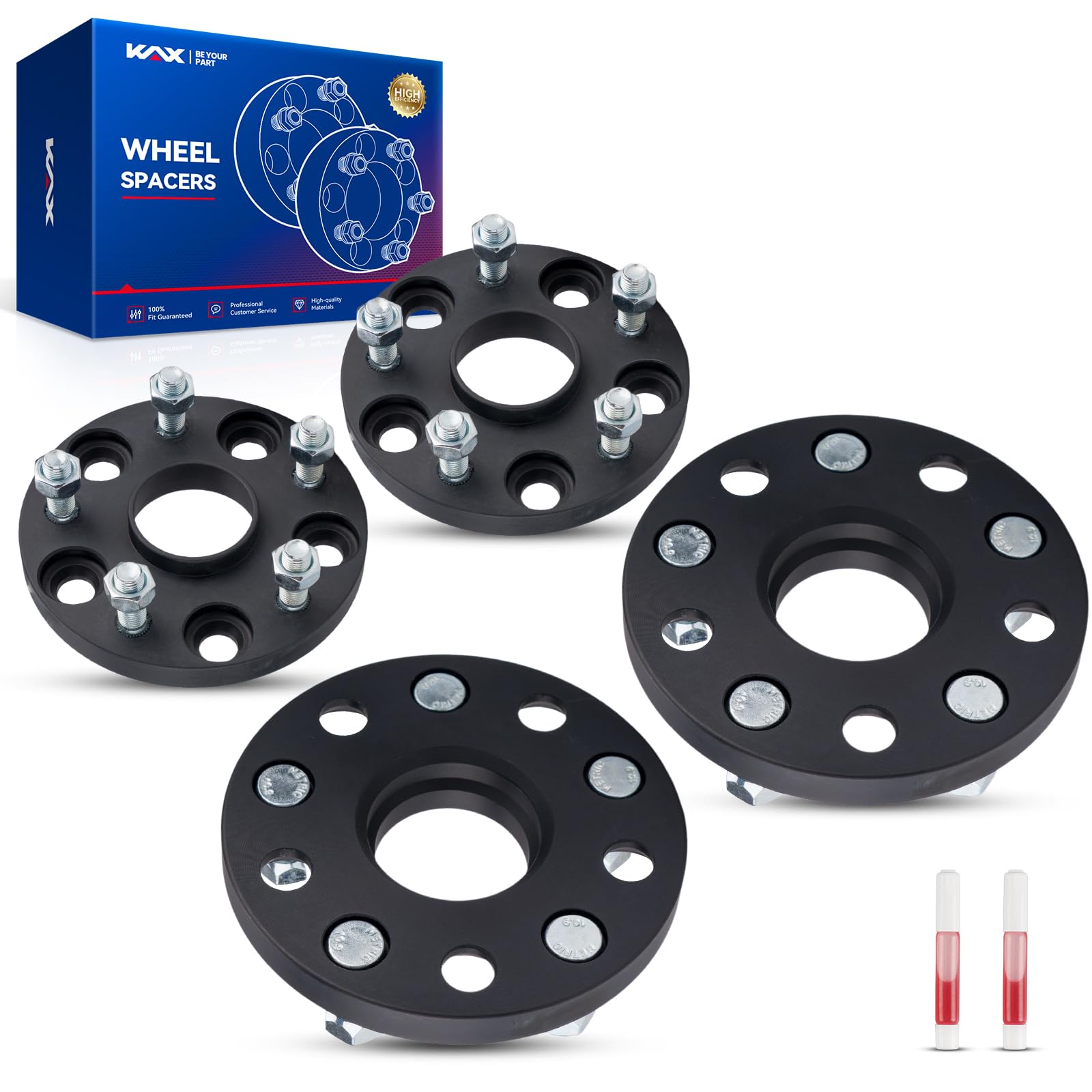 Photo 1 of KAX 5x4.5 Wheel Spacers,15mm 5 Lug Hub Centric Wheel Spacers fit for Outback, Forester, Ascent, Legacy, WRX, B9 Tribeca, Tribeca, WRX STI with M12x1.25 Studs 56.1mm Hub Bore,4Pcs