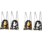 Disney Mickey Mouse Drawstring Backpack 4 Pack