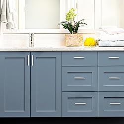 Ravinte 5-3/16 Inch Curved Cabinet Pulls Brushed