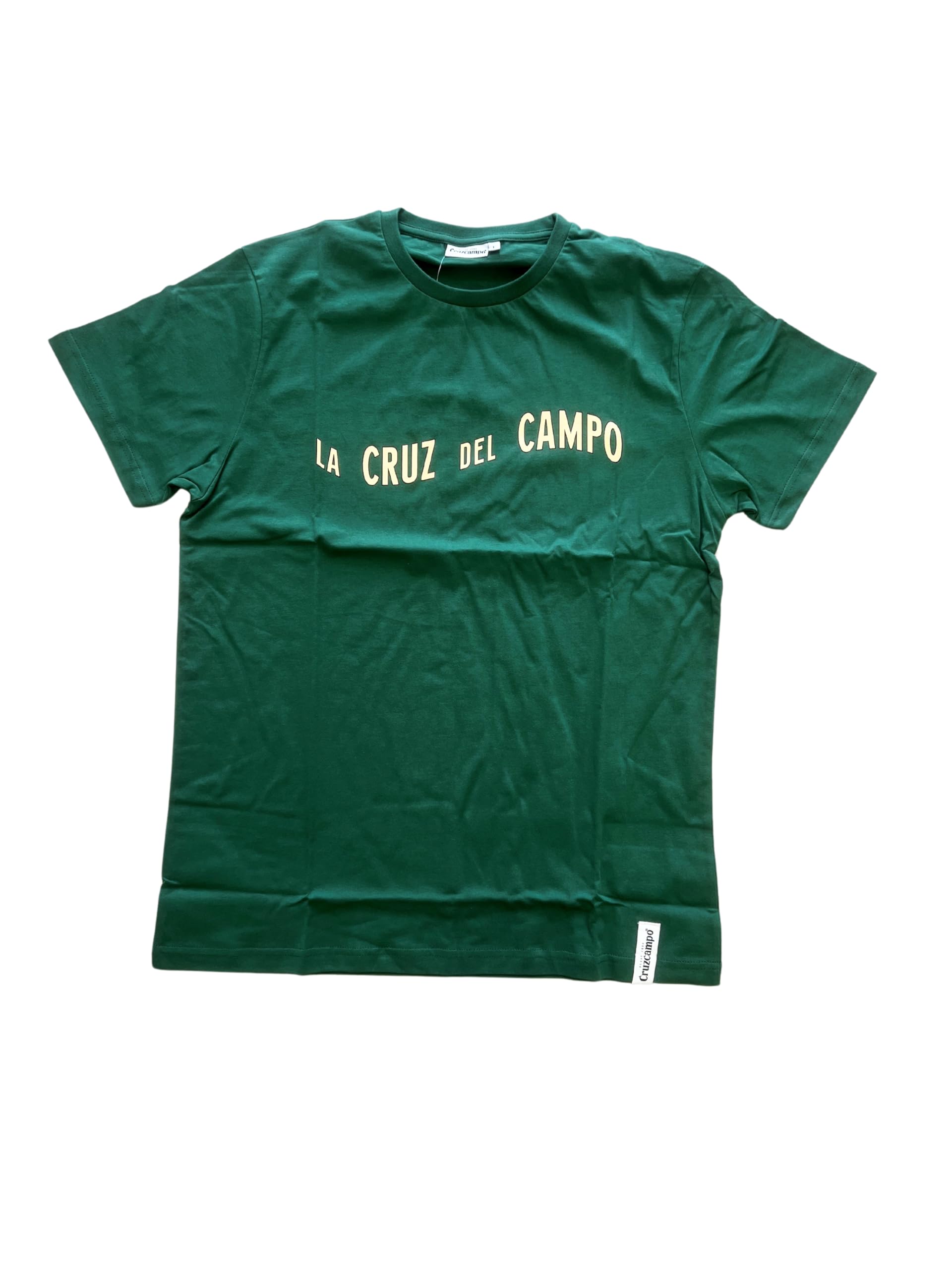 Cruzcampo Elegant T-Shirt, mens, T-Shirt, 0634438197591, verde, M