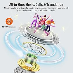 AI Language Translation Earbuds, 3-in-1 Translator