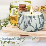 Yinuo Mirror Scented Candles Gift Set 4.4 oz Soy Wax Tin 4 Pack view 3