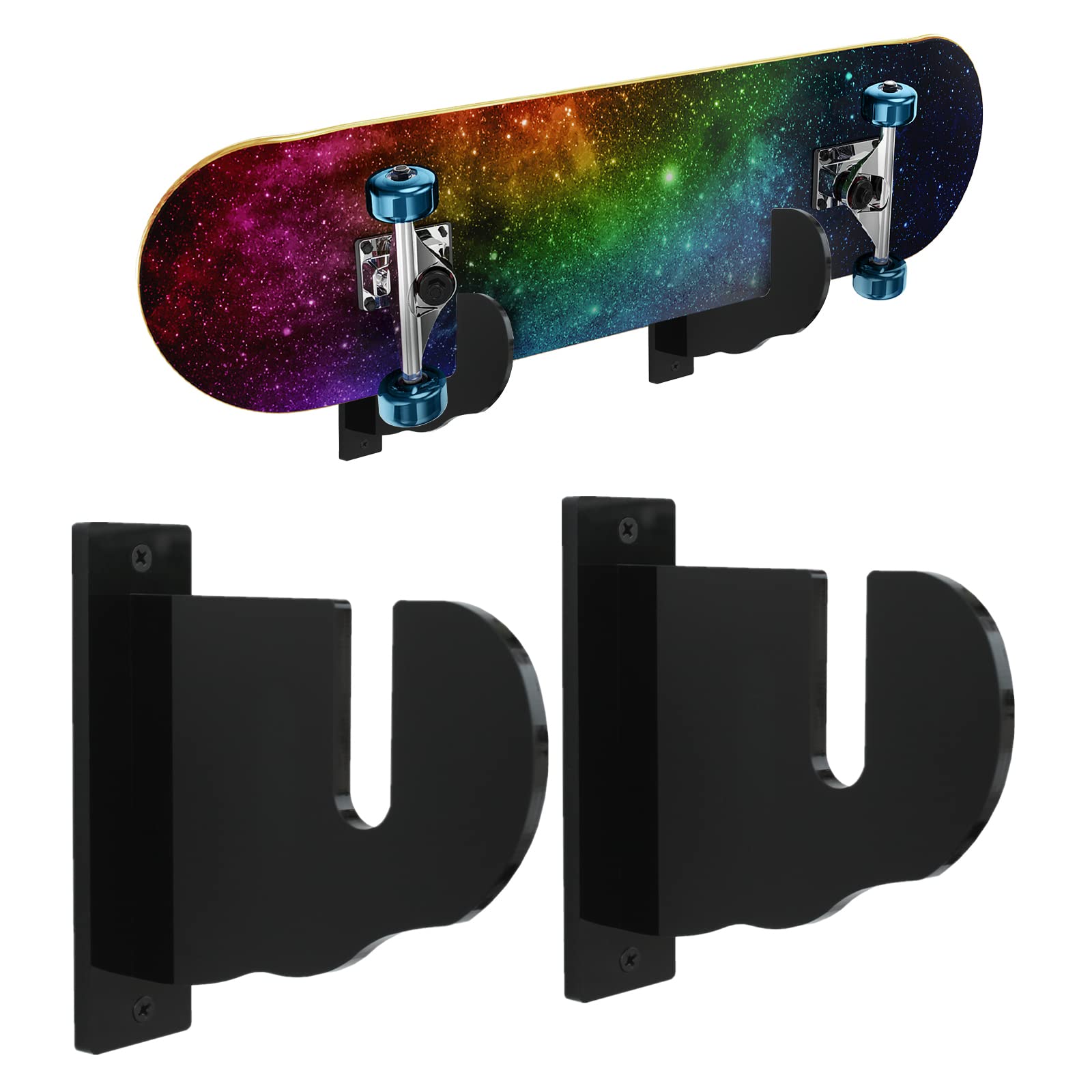 Photo 1 of ***MISSING PARTS***
BiJun Skateboard Wall Mount, Snowboard Wall Mount Display, Acrylic Horizontal Skateboards Rack, Skateboard Storage Hanger (Transparent)