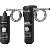 Waterdrop 10UA Under Sink Water Filter System with 2 Filters, 2 Year | Reduces PFAS, PFOA/PFOS, Lead, Chlorine, Under Counter Water Filter Connects Directly to Your Faucet, NSF/ANSI 42 Certified