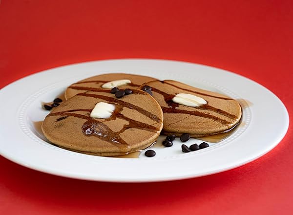 NUSH FOODS LOW CARB PANCAKE MIX, HEALTHY PANCAKE MIX BY NUSH (CHOCOLATE CHIP) | (CHOCOLATE CHIP PANCAKE MIX – (2 PACK), KETO PANCAKES, LOW CARB, LOW SUGAR