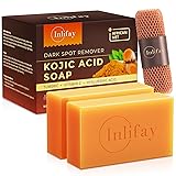Inlifay Kojic Acid Soap Bar: Dark Spot Remover with