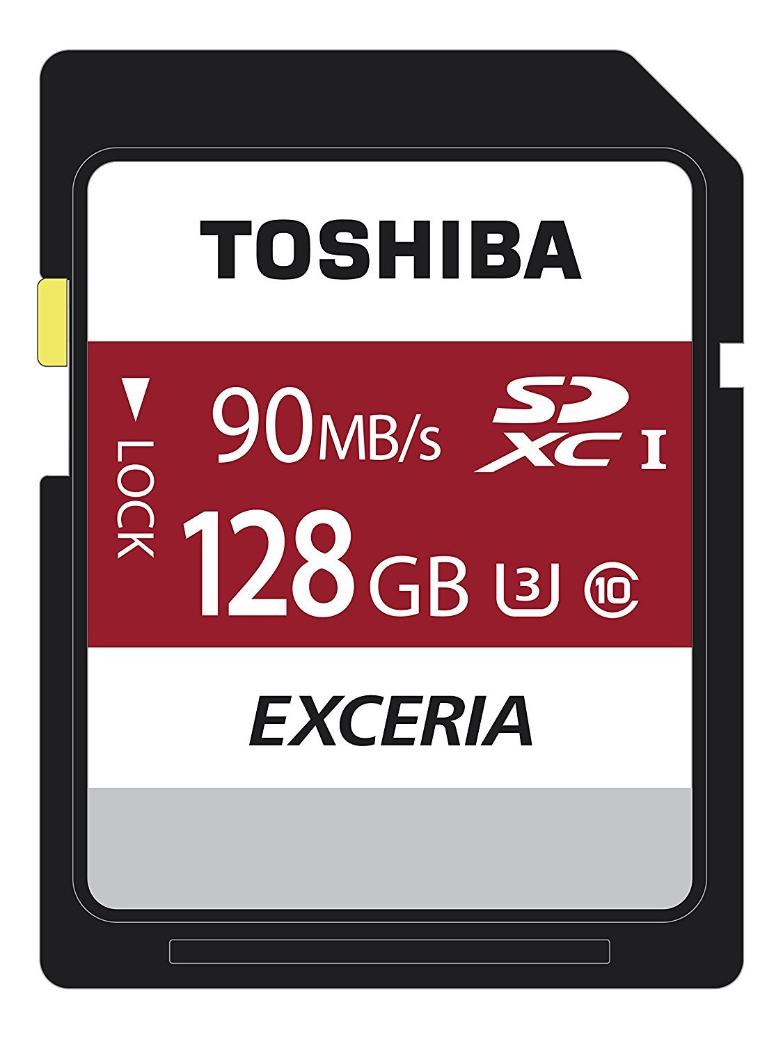 Kioxia Exceria N302 128GB SD Memory Card 90 MB/s 4K HD - THN-N302R1280E4