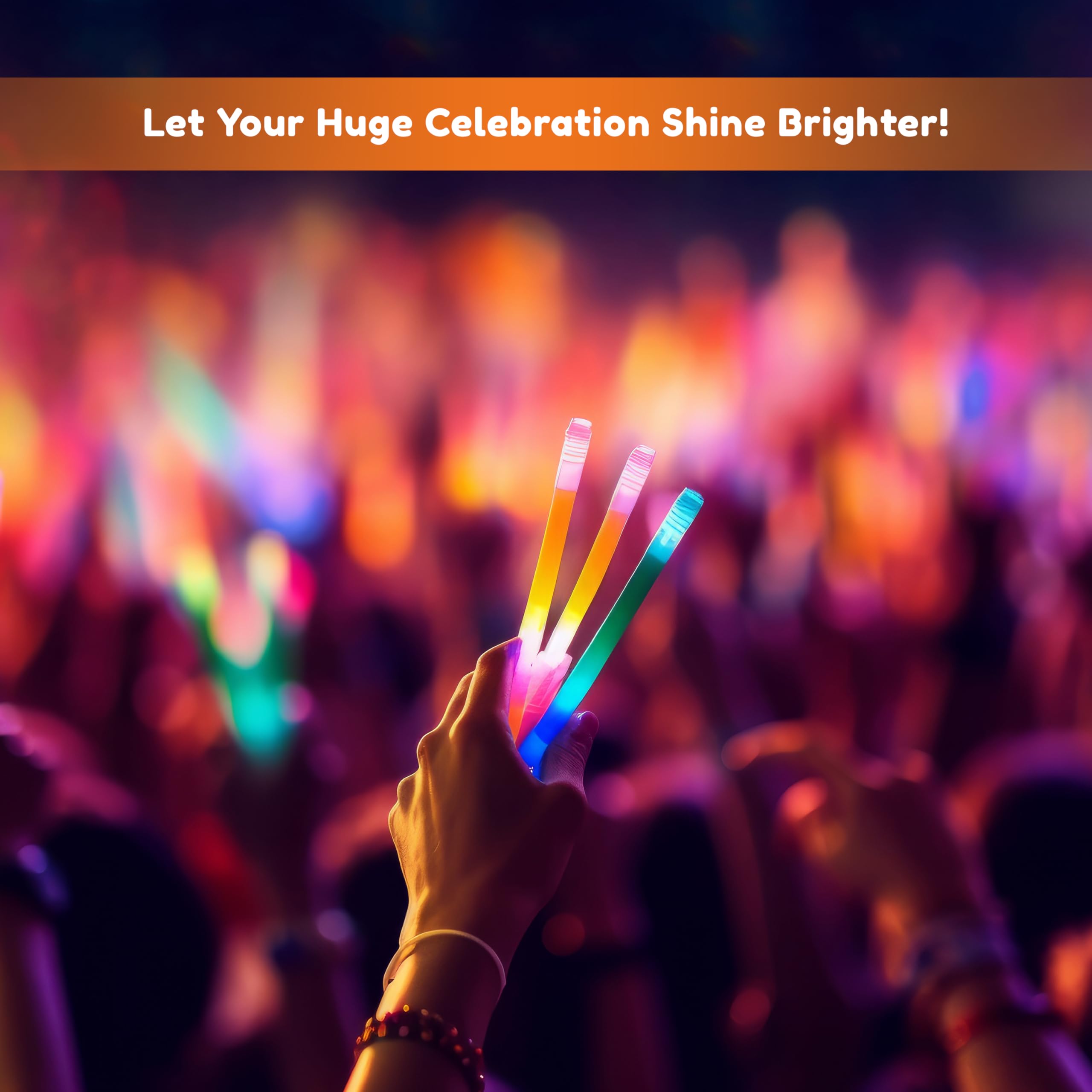 Glow Fever Glow Sticks Bulk Party Pack - 10