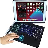 MyMAX Touchpad Keyboard Case for iPad 10.2” 2020 8th Gen/2019 7th Gen/iPad Air3 & iPad Pro 10.5”, with Bluetooth 5.1 Wireless