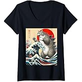 Catzilla Funny Cat Printed Men's T-Shirt - 100% Cotton, Short Sleeve, Multiple Sizes Available