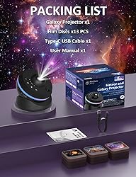 [6th Gen Upgraded] Planetarium Galaxy Projector, 13