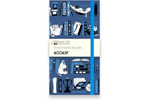Moomin Bookshelves Flame Tree Sticky Notes Folder