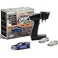 CALLPHA Turbo Racing 1:76 Scale Drift RC Car with Gyro Mini Full Proportional RTR 2.4GHZ Remote Control with 2 Replaceable Body Shell (C64 Blue-Drift)