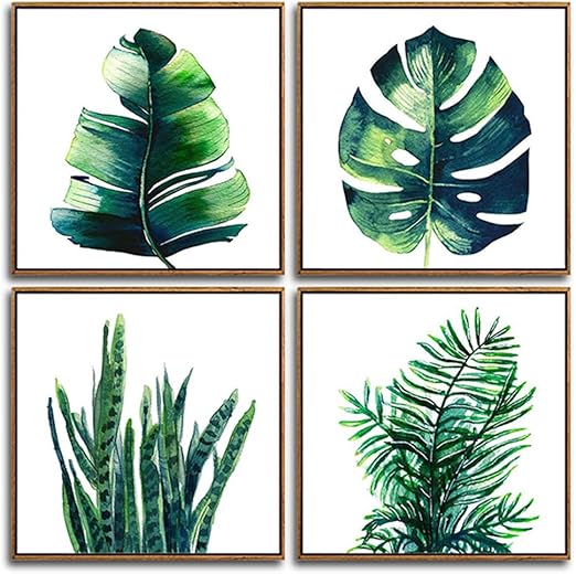 Amazon Com Leaf Decor Wood Color L Photo Frame Green Plant Leaves