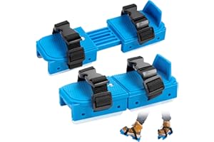 1 Pair of Toddler Ice Skates Trainer, Adjustable Ice Skates for Kids with Fastener Straps, Double Runner Patin a Glace Enfant