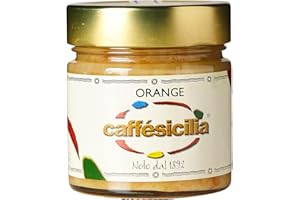 GUSTIAMO Orange Marmalade Caffè Sicilia - Sicily, Italy - 8.8 oz