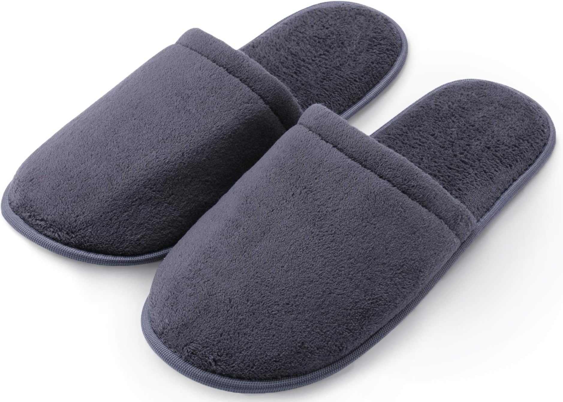 Pembrook Men’s Slippers with Memory Foam – Soft Polar Fleece – House Slippers for Adults, Men, Boys