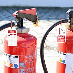Bolexo Fire Extinguisher Tags with Adjustable Wire