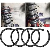 HOMEWITHU Car Universal Coil Spring Silencer Insulator, 4PCS Rubber Sleeve | Front Rear Lower Suspension Noise Reducer Protector for Car Van Compact Suv Truck