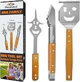 STEVEN-BULL S BBQ Tools Set 17in Spatula 17in Tongs 14in Fork view 1