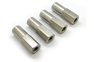 Butler Technik Stainless Steel Diesel Heater Turret Mount Plate for RV Motorhome Camper Eberspacher Espar Webasto Auxiliary Heating Furnace Extra Deep Mount PRO (M6 Nut Set)