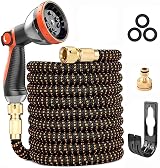 Yofidra Expandable Garden Hose 75FT 3-Layer Latex 10-Pattern Nozzle