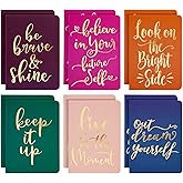 12-Pack of Inspirational Notebooks for Women, Writing, Motivation, Small Pocket Journals with 6 Gold Foil Designs, 56 Lined Pages for Diary, Doodling (4x5.6 In)