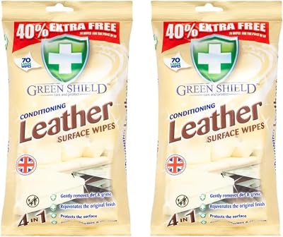 FERRIS 4-in-1 Leather Surface Wipes Fresh Scented Pack of 140 Multi-Purpose