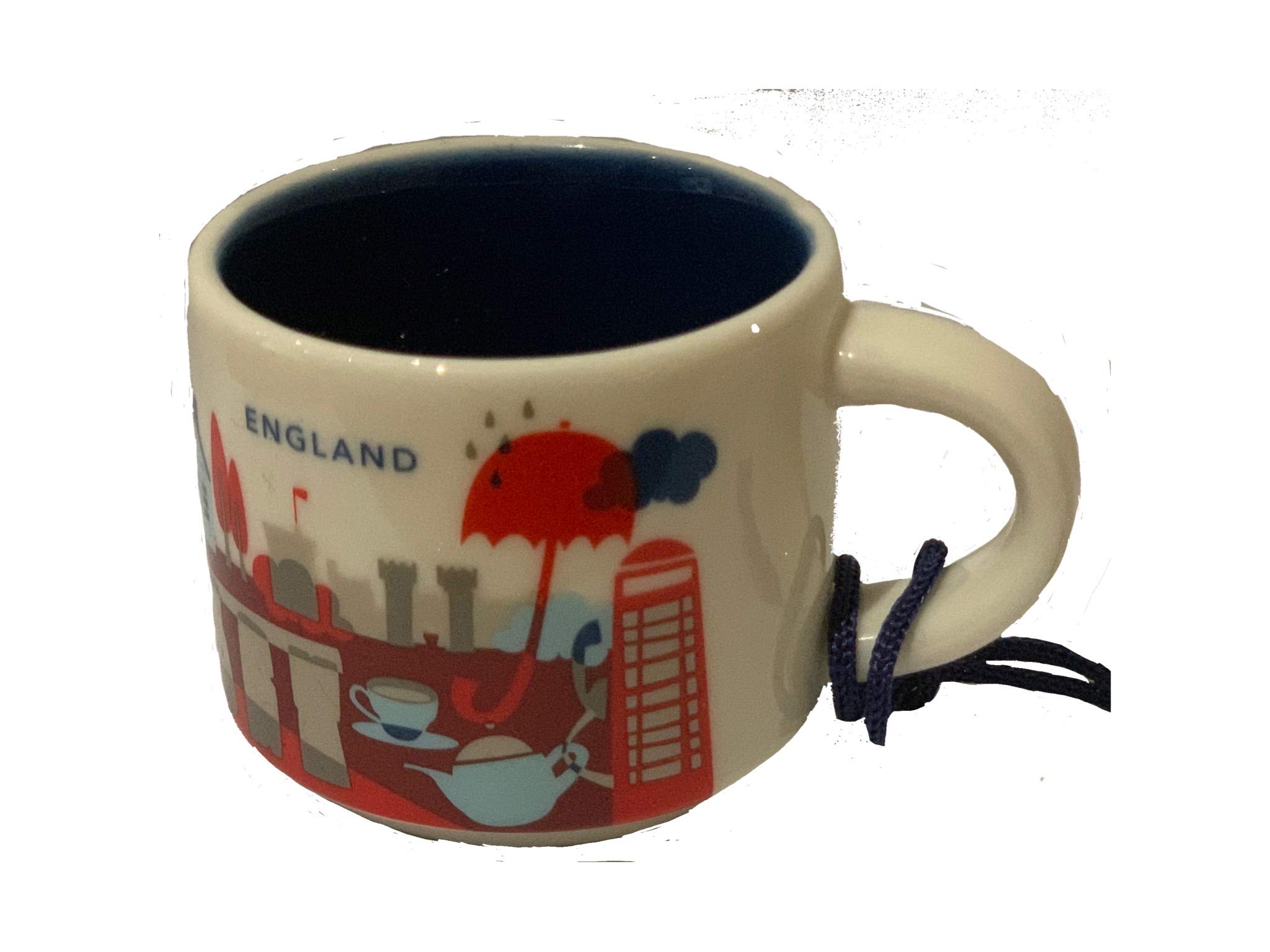 Starbucks England Espresso Cup/Christmas Ornament