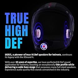 I A S U S High Def XSound 4 Helmet Speakers