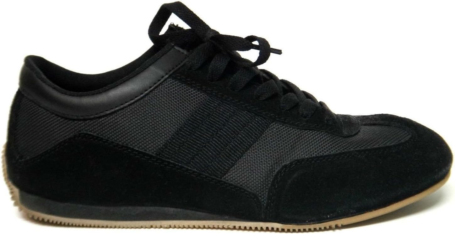 Jack Men's Fashion Canvas Lace up Sports Shoes Casual Black 10