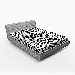 Lunarable Psychedelic Fitted Sheet, Retro