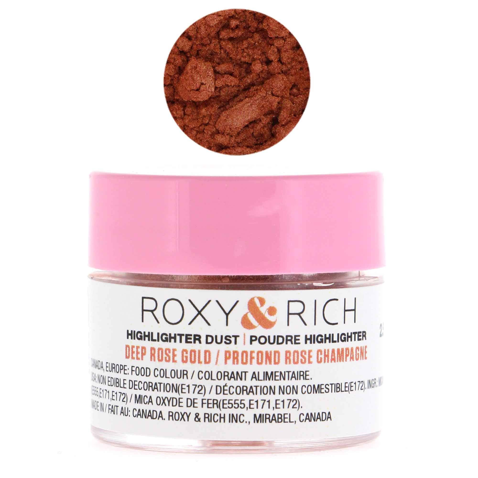 Roxy & Rich Highlighter Dust 2.5g - Choose A Colour DEEP Rose Gold