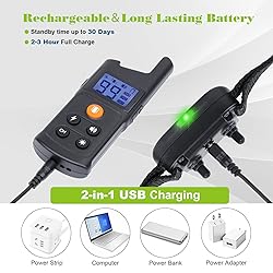 USCAMEL Dog Shock Collar with Remote＆Night LED