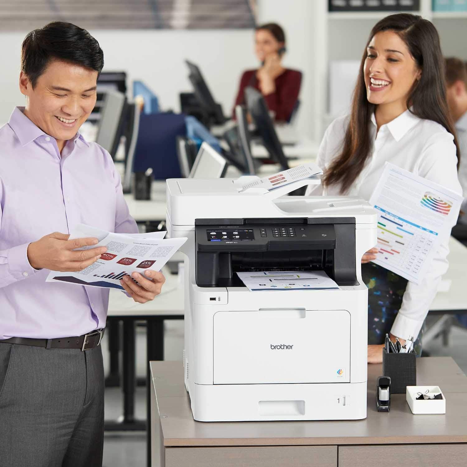 Brother MFC-L8900CDW Business Color Laser All-in-One Printer,  Dash Replenishment Ready: Office Products