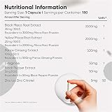 WeightWorld Maca Root Capsules 5550mg 180 Caps 6 Months L-Arginine Ginseng Zinc view 5
