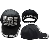 Trade Winds POW MIA All Gave Some Some Gave All Never Forget Black 100% Cotton Adjustable Embroidered Baseball Hat Cap