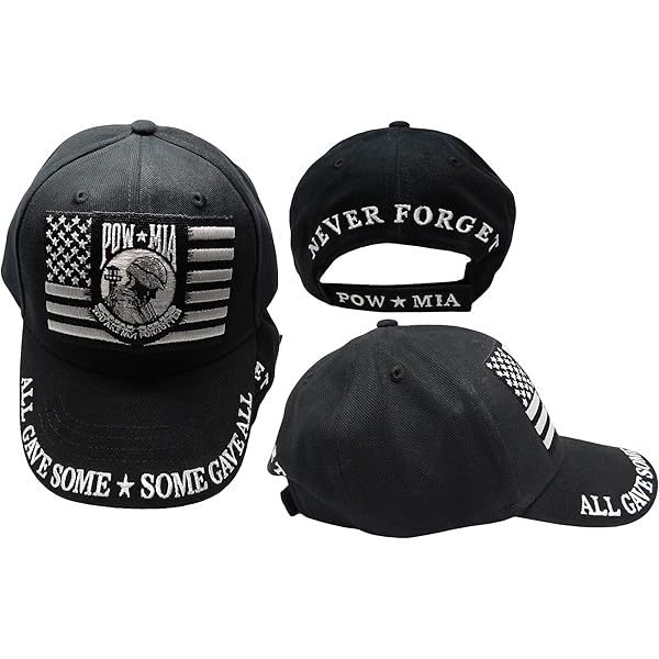 POW/MIA You Are Not Forgotten Hat - Air Mesh Adjustable Military Cap