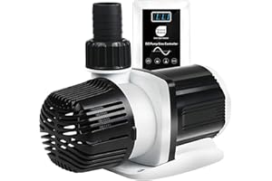 Orlushy DC-4000 Silent Swirl Controllable DC aquarium Pump 25W 1050GPH-marine wavemaker return pump with sine wave Controller for salt/Freshwater coral reef fish tank sump Circulation