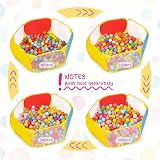 Eocolz Large Ball Pit Pop Up Tent Kids Play House 120cm Multicolor Mesh view 4